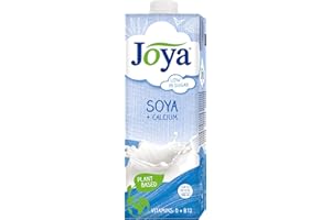 Joya Sojadrink Calcium, 10 x 1L - fettarm, pflanzlich, vegan, laktosefrei, proteinreich, milchfreie milchfreie Alternative