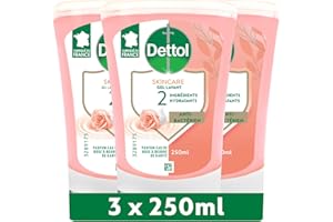 DETTOL Repuesto de jabón Shea No Touch 250 ml - juego de 3