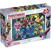 CA Games Transformers Lisanslı 200 Par&ccedil;a 33x48cm &Ccedil;ocuk Puzzle Yapboz Serisi