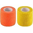 Foodie Puppies Pet Paw Print Wrap Tape Bandage, Self-Adhesive Non-Woven Tape - (Pet Bandage, Pack of 2) for Legs, Paws, Wounds | Gauze First Aid for Dogs, Cats, Horses, Birds and Guinea Pigs