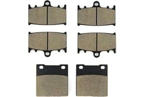 SOMMET Motorcycle front and rear brake pads for Suzuki GSXR 600 1997-2003/GSXR 750 2000-2002/TL 1000 S 1997-2001/GSXR 400 RR-GK73A 1989-1990