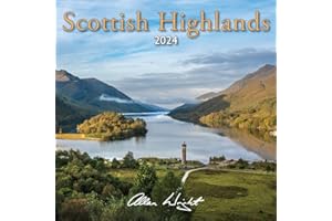 2024 Scotland Calendar: Scottish Highlands - Wall Calendar - Month to View - 12 Months
