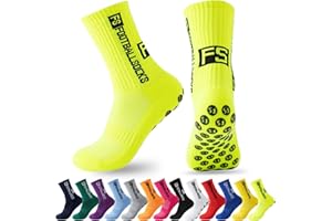 MPXEAVG 3 Paia Calzini Calcio, Grip Socks, Calzini Antiscivolo Calcio, Calzini Uomo Sport, Calze Grip Calcio, Calzini Sportivi Antiscivolo per Calcio