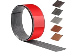 ZTOWOTO 100 cm X 5 cm Barre De Seuil Adhesive, Seuil De Porte Adhesif PVC, Barres De Transition De Seuil Pour Cuisine, Salon, Pour Joindre Les Renfoncements Du Sol, Du Carrelage Ou Du Tapis(Gris Foncé)