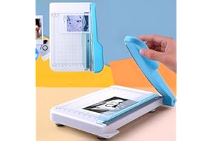 XSQD Taglierina Carta Ghigliottina, Taglierina Carta A7/B7 Graduato, Tagliatrice Carta Con Protezione Plastica Baffle, Usata in Studi, Macchine da Taglio Della Ghigliottina Domestica