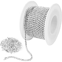 Catena Di Cristallo Strass - 5 Iarde Per Decorazioni Fai Da Te E Matrimoni - Foto 8