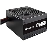 Corsair CV450, CV Series, 80 PLUS Bronze Certified, 450 Watt Non-Modular Power Supply - Black