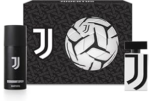 DIAMOND INTERNATIONAL JUVENTUS | Confezione Regalo, Profumo Uomo da 50ml + Deodorante + Pallone con Logo Ufficiale