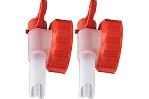 ISOLATECH SABEU Fluxx 2pc. AH 13/45 HF Robinet de soutirage pour bidons de 2L et 3L avec filetage DIN 45 extérieur 41,0mm Transvasement sans glouglou