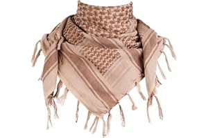 blntackle76 Duży szal Shemagh, arabskie wojsko, taktyczny szal pustynny, chusta pali 110 x 110 cm, 100% bawełna, dla mężczyzn i kobiet