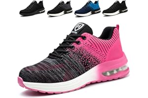 Bawalon Buty robocze, lekkie, męskie, damskie, antypoślizgowe, sportowe, ze stalowymi noskami, oddychające, ze stalowym noskiem, buty robocze