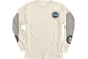 Blue 84 NHL Offiziell lizenziertes Langarm-T-Shirt, ringgesponnenes elfenbeinfarbenes Sleeveshot