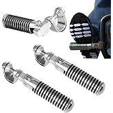 Motorcycle Footpegs, 2 Pieces Universal Cnc Modified Footpegs For Motorcycle Fenders 28mm-32mm Folding Pedals 90 Degree Alumi