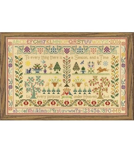 Bothy Threads Kreuzstich Set 'Lieferung Per Ski' - Komplettset Mit Wintermotiv