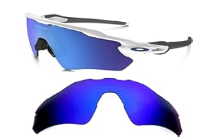 GALAXYLENSE Galaxy Replacement Lenses For Oakley Radarlock Path Vented Black Polarized 100% UVAB