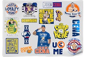 Head Case Designs Officially Licensed WWE Icons John Cena Stickers & Skin Decals Compatible for Laptop Smartphone Gaming Notebook Luggage Bag Tumbler Scrapbook Locker