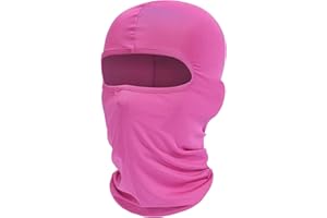 HSHDUTI Balaclava Ski Face Mask, Motorcycle Cycling Neck Warmer for Helmet, UV Protector Scarf for Men/Women, Balaclava Face Mask, Motorcycle Cycling Ski Mask for Helmet, UV Protection, Unisex Men Women