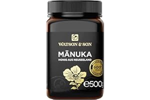 Watson & Son Manuka Honig MGO 600+ 500g | Premium Qualität aus Neuseeland