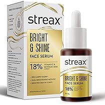 Streax Hydrate & Shine Face Serum, 30ml|11% Hyaluronic Acid|Serum