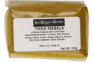 JustIngredients Essential Tikka Masala 100 g - Lot de 5