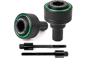 ZEXDDI Misura Per Kawasaki Z900 Z900RS z900se 2017-2024 Moto Paratelaio anticollisione Protezione anticaduta crash Z 900 2023 z900 rs accessori (Verde)