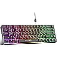 CHONCHOW Compact 60% keyboard rgb backlit (Black,air from usa)