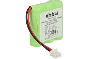vhbw 1x batería Compatible con Sagem Mistral 200, 220 teléfono Fijo o inalámbrico (300 mAh, 3,6 V, NiMH) - Reemplaza 30AAAM3BMX, RPD4829, T302