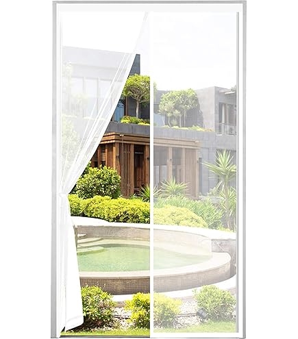 Zanzariera Magnetica Per Porte 110x210 Cm - Apertura Laterale, Rete Microforata, Con Nastro Adesivo 3M - Foto 2