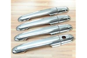 MCPERFORMANCE Tiradores de puerta Cromados para VITO VIANO W639 VANEO W414 | 4 pcs | Acero inoxidable Manija de puertas Manillas Exterior Manetas Cromadas