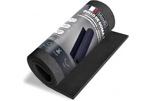 BIBODU Rouleau Mousse EVA Noire 10mm | Dimensions 99 cm x 37 cm, Densité 80 kg/m3 | Mousse Eva Noir pour Bricolage DIY, Costumes Cosplay, Halloween | Convient aux Enfants et aux Filles