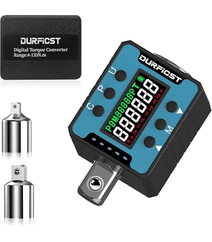 Digitaler Drehmomentadapter 3/4 Zoll – Messbereich 15-1000 Nm | Präzises Anziehen Für Schrauben & Muttern