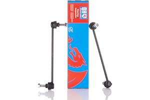 Quinton Hazell Stabiliser Link - QLS3774S - Single Bar Fits Front Axle Left or Right - Original Equipment OEM Quality Direct Fit Replacement - Length: 284mm - Finish: Powder-Coated