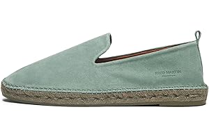 FRED MARTIN COLLECTION, Herren Espadrilles aus Wildleder mit Jutesohle und Lederausstattung