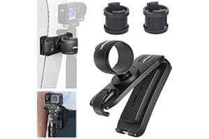 Honbobo Palo Selfie Soporte Mochila Clip para GoPro Hero 13 Black, dji Osmo Pocket 3, dji Osmo Action 5 Pro, Accesorios para cámara GoPro/Insta360/DJI