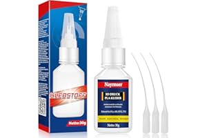 NAYRMAER 30g 3D Druck Kleber, Pla Kleber mit Anti-Verstopfungskappe Transparenter für ABS, PLA, PETG und TPU