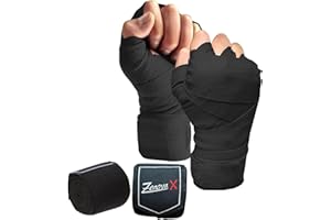 MARSHOP ZENOVA X Boxing Wraps, Elasticated Wraps For Boxing, Martial Arts Hand Wraps, Men & Women Boxing Hand Wraps, MMA, Muay, Thai, Kickboxing, Punching Bag Training Hand Wraps Boxing, Boxing Equipment