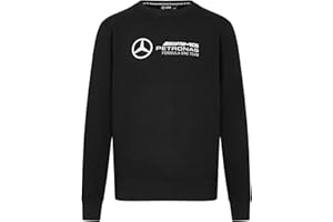 Mercedes AMG Petronas F1 Men's Sweater with Large 3D Team Logo Execution