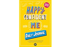 HAPPY CONFIDENT ME Daily Journal - Gratitude and growth mindset journal to boost children's happiness, self-esteem, positive thinking, mindfulness and resilience
