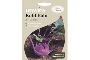 Unwins Pictorial Packet - Kohl Rabi Azure Star - 40 Seeds