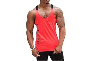 HOTCAT Debardeur Homme Débardeur de Sport T-Shirt Gilet sans Manche Maillot Bodybuilding séchage Rapide Tank Top Stretch Fitness Gym