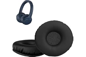 kwmobile 2 x öronkuddar kompatibla med Sony WH-XB700 – öronkuddar hörlurar – konstläder stoppning för Over Ear hörlurar