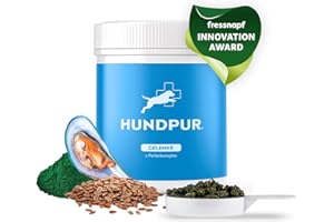 Hundpur Gelenke 300g - Zusatzfutter - Pellets für Hunde zur Unterstützung der Gelenke mit wertvollen Gelenkbausteinen - Mit Grünlippmuschel, Glucosamin & MSM