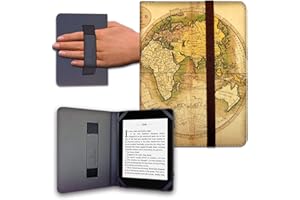 ANVAL Funda para Libro electrónico eReader eBook de 6 Pulgadas - Woxter, Tagus, BQ, Energy, SPC, Inves, Papyre, Wolder, Nolim - 6" Universal - elástico (27)