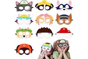 NIUMOWANG Maschere Bambini Feste Animali, Feltro Mascherine Cosplay, Decorazioni Festa in Maschera Bambini Adulti, Perfetto Regalo per Carnevale, Compleanno, Halloween, Natale.