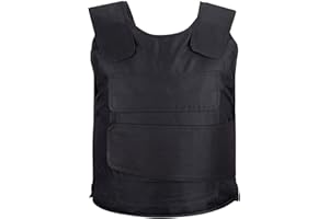 CICCB-DAMOY Chaleco de protección contra pinchazos con Incrustación Metal Chaleco Chaleco de Seguridad Táctica/Ligero hasta 2,5 KG/Tamaño ajustable ajustable