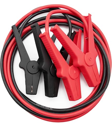 Cavi Avviamento Batteria 800A - Per Auto E Moto, Sezione Rame 10mmq, Lunghezza 2,5 Metri - Foto 4