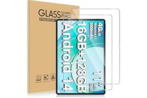 ELYCO Protector Pantalla Compatible con TECLAST P50/P50S, 2 Piezas Cristal Templado, 9H Dureza Anti-Arañazos, Anti-huellas, Sin Burbujas, Ultra HD Transparente Protector de Pantalla
