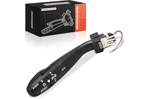 Frankberg 1x Interrupteur de Colonne de Direction 4-Pôles Compatible avec Berlingo Camionnette M C3 I FC FN C4 I LC C5 I DC C8 EA EB Xsara N1 207 WA W 307 3A/C 406 8B Remplacer# 96530930XT