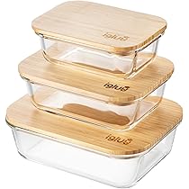 EASYHOME Set di contenitori impilabili