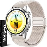 Rongep [&Ouml;rg&uuml; Loop] Huawei ile Uyumlu 22mm Kordon GT7/GT7 Pro/GT6/6 Pro/Runner 2/GT5/5 Pro/GT4/GT3 46mm i&ccedil;in Manyetik Toka GT7